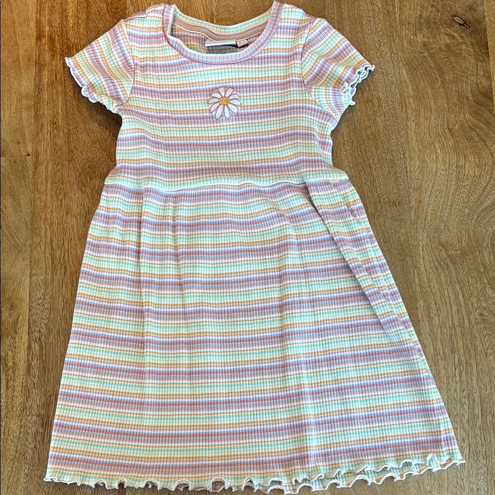 Ghanda Striped Multicolor Kids Dress